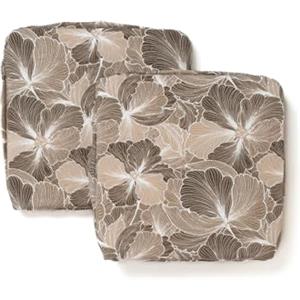 King Rose - Copricuscino decorativo a forma di fiore 3D, fatto a mano, per divano, letto, soggiorno Art Deco 18 x 18 Inches giallo e bianco