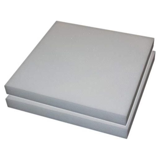 SaRani Imbottitura Per Cuscini In Gommapiuma 55x55x9 Cm, Densità 30 Kg/mc, Poliuretano Espanso Per Sedie E Sgabelli - 2