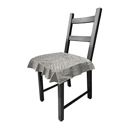 Set Di 2 Federe Per Cuscino 40x40 Cm A Quadri Buffalo Bianco E Nero, In Tela Di Cotone Poliestere, Con Cerniera Nascosta