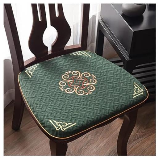 Cuscini Sgabelli Cucina Tondi, Cuscini per Sedie Da Cucina 1 Pz, Cuscini per Seggiole Da Cucina Sfoderabili, Impermeabili Vintage Fodere Coprisedia Cuscino Spessore, Facile Da Pulire Blu Acceso