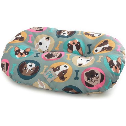 Cuscino Ovale Per Cani E Gatti - Blu, Made In Italy, Misura M - Foto 7