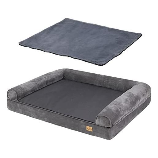 Letto Ortopedico Per Cani Taglia Grande JoyELF - Memory Foam, Rivestimento Lavabile, Con Cuscino E Regalo Squeaker - Foto 2