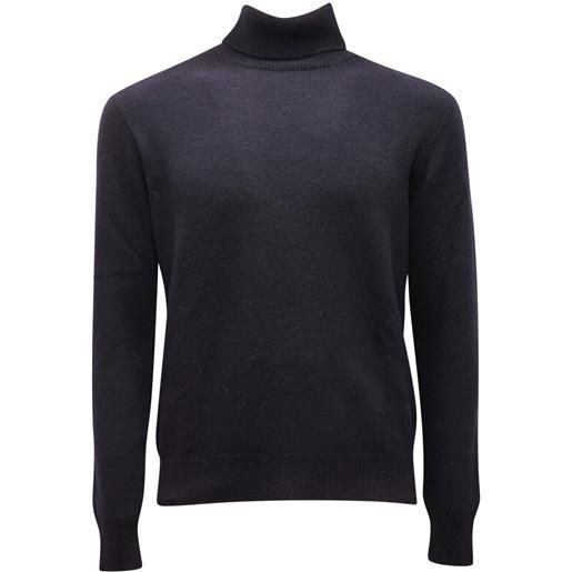 Maglione Uomo Dolcevita In Cashmere E Cotone REHJJDFD: Classico Pullover Invernale, Manica Lunga, Casual E Morbido - 3