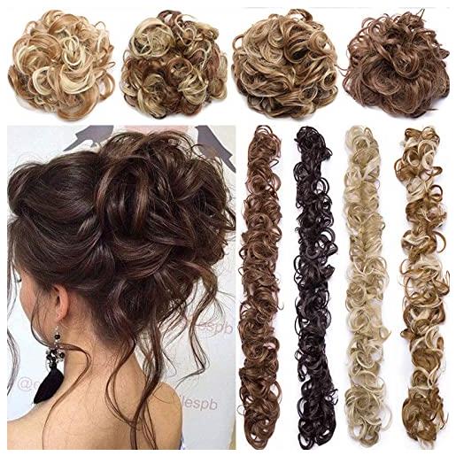 Chignon Disordinato Pezzo Di Capelli Per Chignon Disordinato - Foto 9