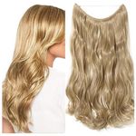 Extension con filo invisibile capelli veri