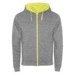 Felpa fluo uomo