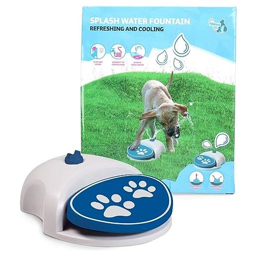 Gugxiom Fontana Da Esterno Per Cani Con Pedale | Erogatore D'acqua A Pedale Per Animali | Collegabile Al Rubinetto, Fresco E Continuo