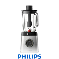 Philips Frullatore per Frullati e Smoothie - 600W, Caraffa da 2L, App di  Ricette, 2 Velocità + Pulse, Lama ProBlend, Tritaghiaccio (HR2291/41) :  : Casa e cucina