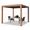 Gazebo in legno con tetto