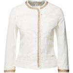 Giacca jeans bianca donna