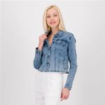 Giacca jeans donna lunga