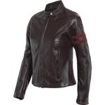 Giacca moto pelle donna