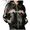 Giacca pelle oversize donna