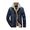 Giubbotto jeans con pelliccia uomo