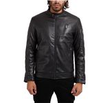 Giubbotto pelle Guess uomo