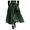 Gonna lunga verde militare