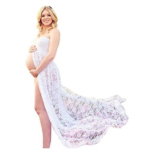 Set Premaman 2 Pezzi Brynmama - Top E Gonna Floreale Con Spacchi, Comfort Gravidanza - Foto 9