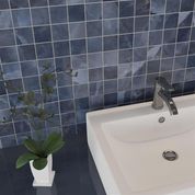 Gres effetto marmo blu