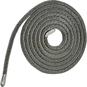 Guarnizione per stufa a legna autoadesiva piatta da 20/25 mm Guarnizione per porta del camino in fibra di vetro per fumanti per stufa a pellet a legna per interni  13
