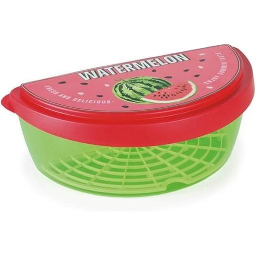 Ciotola Per Insalata In Plastica Cristal Giganplast – 1.55 Lt, Made In Italy, Diametro 22 Cm, Altissima Trasparenza