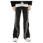 Jeans baggy neri uomo
