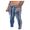 Jeans bianchi strappati uomo