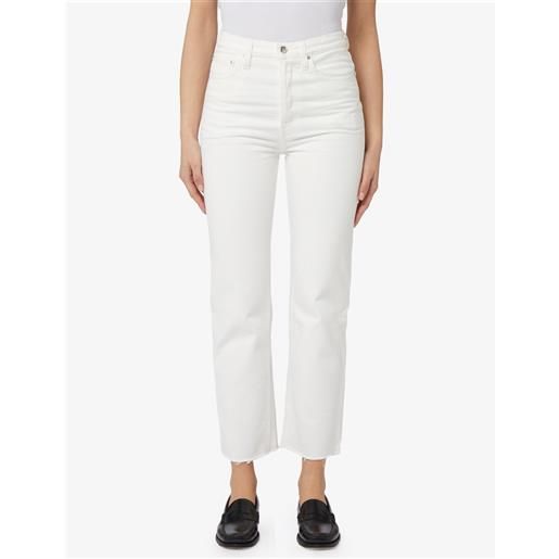 Generisch - Jeans baggy da donna a vita alta, gamba larga, in denim