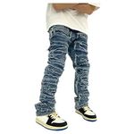 Jeans gamba larga uomo