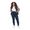 Jeans skinny donna vita alta