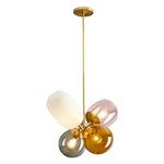 Lampadari colorati moderni da interno