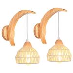 Lampadari in legno design da interno