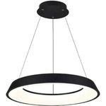 Lampadario nero design da interno