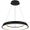 Lampadario nero design da interno