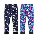 Leggins bambina felpati