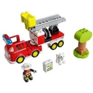 LEGO DUPLO Caserma Dei Pompieri ed Elicottero, Giochi Educativi