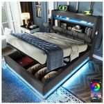 Letto con led
