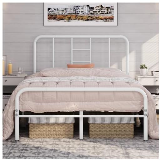 Testata Letto Matrimoniale In Ferro Battuto Marianne - Colore Antracite Con Giroletto - Foto 10