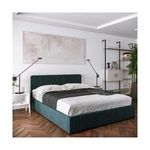 Letto verde petrolio