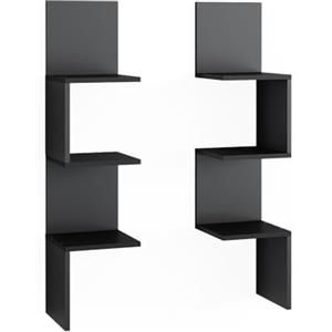 GOPLUS Mobile Angolare A 6 Livelli, Libreria Scaffale Ad Angolo Con - Foto 3