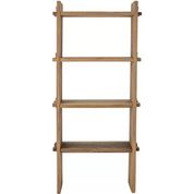 Libreria in legno grezzo