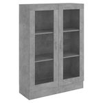 Libreria legno e vetro