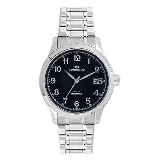 Lorenz GMT Two Tone 030257CC Special Edition - Orologio Uomo Automatico Subacqueo 200m, Bracciale Acciaio Jubilee, Quadrante Degradé, Vetro Zaffiro