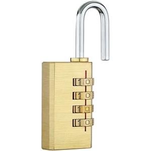 Lucchetti A Combinazione Code - Set Da 4 | Piccoli Lucchetti In Alluminio Per Valigia, Armadietto, Cassetto E Zaino