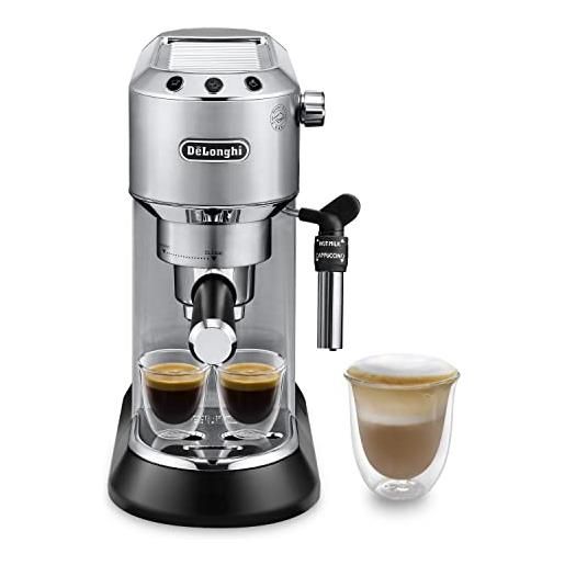 Sirge LUSSY Macchina per Caffè Espresso,Cappuccino e BEVANDE CALDE utilizza  caffè in polvere e/o Cialde Potenza 850 Watt. POMPA ITALIANA da 15bar con 3  filtri in dotazione : : Casa e cucina