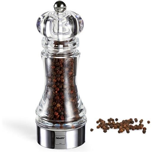 Set Di 2 Macinasale E Macinapepe In Acciaio Inox E Vetro Con Macinino In Ceramica Regolabile - Macinacpezie Professionali Da 280 Ml - 2
