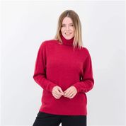 Maglione lana collo alto donna