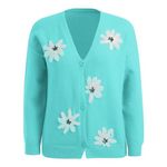 Maglione turchese donna