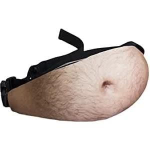 SUNSEATON Marsupio Uomo, Grande Marsupio con 7 Tasche Bum Bag Cintura Regolabile Singola Spalla per Escursionismo Casuale Bicicletta