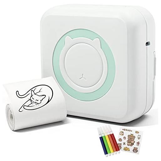 Mini Stampante Fotografica a Colori Portatile WiFi Stampante a Sublimazione  Termica Domestica 300Dpi Stampa AR Laminazione Automatica