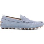 Mocassini azzurri uomo